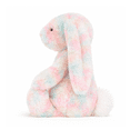 thumbnail image 2 of Soft Rainbow Tie-Dye Bunny Plush Toy, Cute Stuffed Rabbit with Floppy Ears, 2 of 3