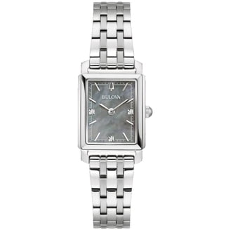Bulova Silver Rectangular Quartz A2 Watch #98 new battery 5 DAYS LEFT: BEAUTIFUL Bulova watch Quartz A2 for men! FREE  main image 3