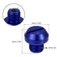 thumbnail image 4 of Unique Bargains Universal M10 Motorcycle Mirror Hole Plugs Screws Mirrors Caps Lock Offs Cover Caps Negative Blue, 4 of 7