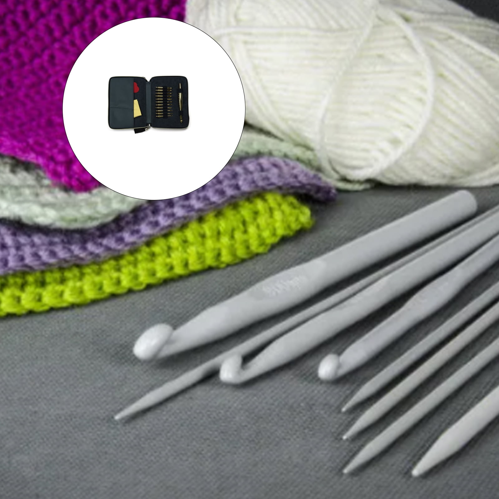 Professional Crafting Tools Set With Removable Crochet For Experts