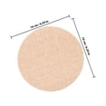thumbnail image 2 of Minkissy 5 Pcs Abat-Jour Diffuseur Rond Tissu Café Résistance Haute Température, 2 of 8