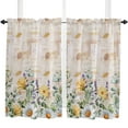 thumbnail image 5 of Flower Daisy Lavender Eucalyptus Plant Curtain Home Decoration Living Room Short Curtains Window Treatments For Kitchen Bedroom, 5 of 6