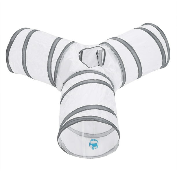 TÚnel para Gatitos, Juguete de Abrenamiento Interactivo para mascotas en Interiores y Exteriores Túneles para Gatos para Gatos de Interior Cama de TÚnel para Gatos Juguete de