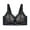 Black, variant on Erwazi Women's Wireless Lace Bras Full Coverage Everyday Bra Push Up Bras No Underwire Comfort Bralettes