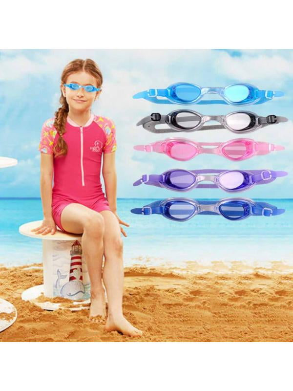 Kids Children Boys Baby Girls Swimming Goggles Anti-fog Lens Adjustable Glasses 