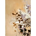 thumbnail image 2 of Design Fabrikken 14x18 White Modern Wood Framed Museum Art Print Titled - Light Leaves 6, 2 of 4