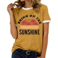 thumbnail image 1 of Xuewenshw T-Shirt à Col Rond Imprimé Élégant pour Femmes, 1 of 3