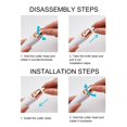 thumbnail image 6 of Eyebrow and Facial Hair Remover for Women，USB 2 in 1 Razor with LED Light for Painless Hair Removal, 6 of 6