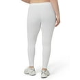 thumbnail image 2 of No nonsense Women's Cotton Legging, White, Large, 2 of 5
