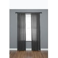 thumbnail image 2 of HOMETRENDS CAP 1" DRAPERY ROD SET 60-144" BLACK, 2 of 3