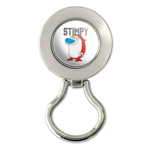 Ren and Stimpy Show Collegiate Stimpy Magnetic Metal Eyeglass ID Badge Holder