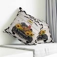 thumbnail image 3 of Country Chicken Pillow Covers 16x16 Inch Decorative Throw Pillow Cover, Rustic Car Sunflowers Farmhouse Black White Plaid Sofa Pillowcases Accent Cushion Case Home Decor Bedroom Living Room, 3 of 6