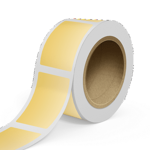 JAM Paper Standard Label Rolls, Rectangle, 3 x 5, Gold Metallic Foil, 125 Labels/Roll
