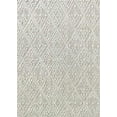 thumbnail image 1 of Ahgly Company Indoor Rectangle Mid-Century Modern Ash White Beige Oriental Area Rugs, 5' x 7', 1 of 6