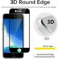 thumbnail image 4 of HLONK 1 Pack Shatterproof Tempered Glass Screen Protector for  iPhone SE 2020 / iPhone 7 8  5D Full Coverage  Anti-Scratch  Anti-Fingerprint  Bubble Free  Edge to Edge Protection, 4 of 8