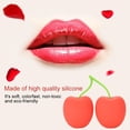 thumbnail image 1 of Bomba labio de silicona Octpeak succión Dispositivo Aumentador de labios diseño de cereza Portátil, 1 of 8