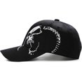 thumbnail image 3 of ZHAOCHENG Gorra de béisbol para hombre, gorra deportiva de algodón para exteriores, gorra con botones en la parte posterior y calavera genial para hombre y mujer, 3 of 5
