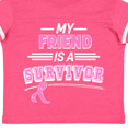 thumbnail image 4 of Inktastic My Friend is a Survivor Breast Cancer Awareness Boys or Girls Toddler T-Shirt, 4 of 5