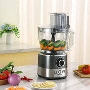 BENTISM 14-Cup 650W Food Processor Vegetable Chopper Mixing Slicing Kneading Puree