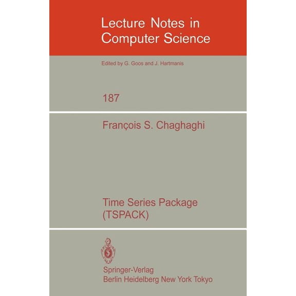 Lecture Notes in Computer Science Time Series Package (Tspack), Book 187, (Paperback)