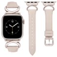 thumbnail image 1 of Correa de reloj Minyee Leather compatible con Apple, 41 mm, 40 mm, 38 mm, 44 mm, 1 of 7