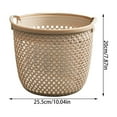 thumbnail image 3 of XGFHYJEH Plastic Laundry Basket with Handles, Large Dirty Clothes Hamper for Baby Kids Nursery, Portable Laundry Bag, Big Washing Bin, Decorative Storage Container for Dorm, Bedroom, Bathroom, 3 of 7
