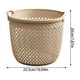 thumbnail image 3 of Cesto de ropa sucia portátil | Cesto grande de plástico para ropa sucia con diseño hueco y ventilado | Cesto de ropa plegable y ligero para baño, dormitorio, armario, lavandería, 3 of 9