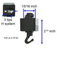 thumbnail image 4 of Direct-Lighting H System Track Adapter with Hook H870-BK (Black), 4 of 4