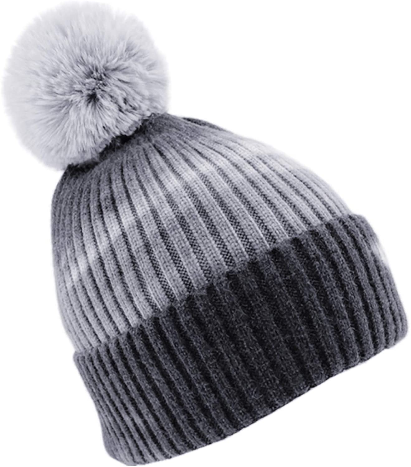 Unisex Winter Tie Dye Beanies Hats 