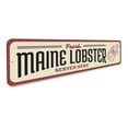 thumbnail image 3 of Maine Lobster Seafood Shack Novelty Decor, Metal Wall Sign - 4x18 Inches, 3 of 4