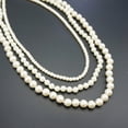 thumbnail image 4 of Yesbay Women Faux Pearl Charm Beaded Multilayer Long Necklace Jewelry Gift,White, 4 of 8