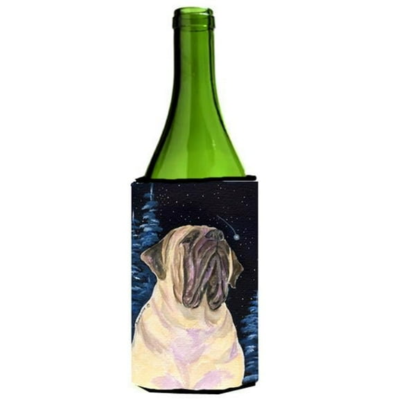 Starry Night Mastiff Wine bottle sleeve Hugger 24 oz.