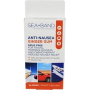 Sea-Band Anti-Naea Ginger Gum 24 Pieces