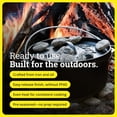 thumbnail image 6 of Lodge 10" / 5 Quart Seasoned Cast Iron Camp Dutch Oven, 6 of 7