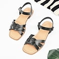 thumbnail image 4 of Ataiwee Women's Flat Slide Sandals - Casual Comfortable Criss Cross Squsre Toe Flat Summer Sandals., 4 of 6