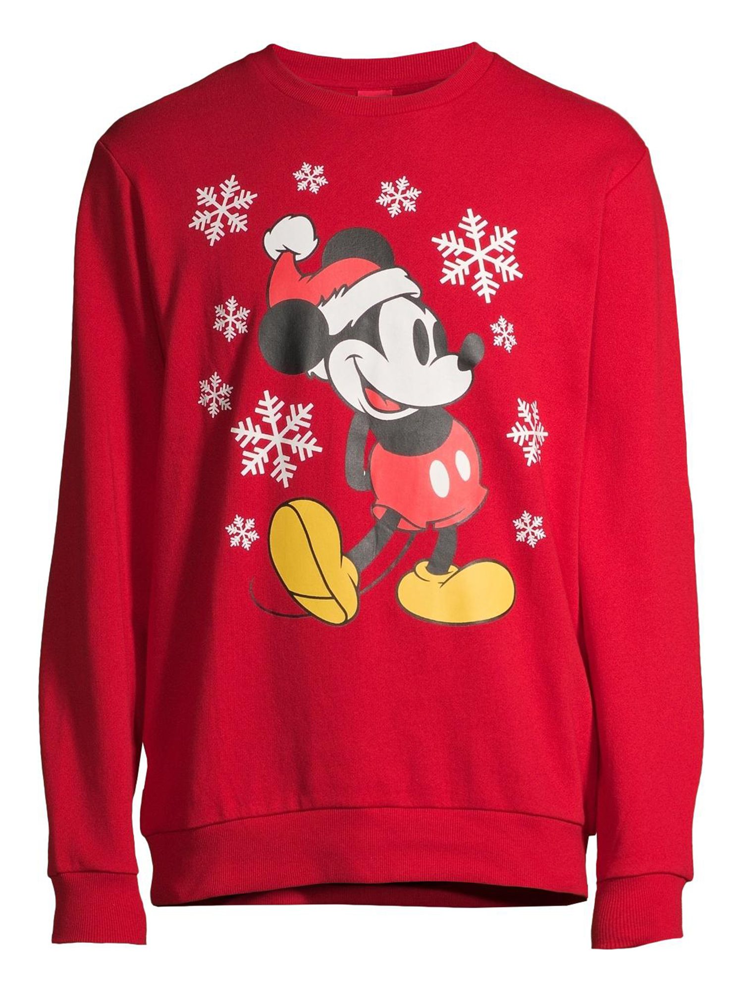 Disney Mickey Mouse Snowy Holiday Christmas Men's and Big Men's ...