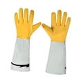 thumbnail image 2 of Guantes de jardinería de cuero Long PU Guantes de protección del antebrazo Accesorios de jardinería a prueba de espinas Guantes de trabajo para cortar L, 2 of 8