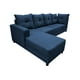 thumbnail image 4 of Sala Esquinera El Bazar Store Freya Azul marino 275x160 cm, Tela Lino nacional, Modular, 4 of 5