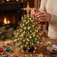 thumbnail image 7 of LIORAGLJ DIY Beaded Christmas Tree Kit Reindeer/Santa/Cross 3 Styles Tabletop Craft Decor, 7 of 7