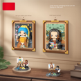 thumbnail image 1 of Bloques de construcción, pintura tridimensional, partículas pequeñas, juguetes ensamblados, mundo lindo, pintura, modelo ensamblado, decoración para el hogar y la oficina, regalos., 1 of 4