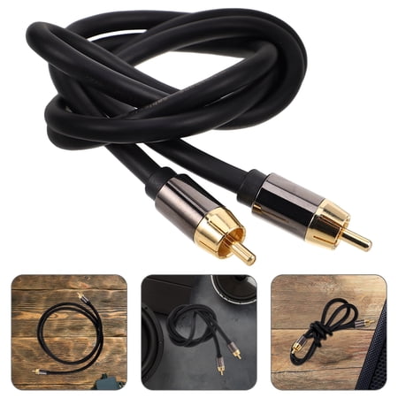 Mobestech Single Rca Audio Cable with Durable Design for Home Entertainment and Speaker Systems