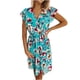 thumbnail image 1 of Moda mujer verano manga corta sexy casual estampado floral mini vestido Fridja  bnh3766, 1 of 8