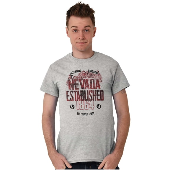 Nevada Desert Butte Outdoor Adventure Men's Graphic T Shirt Tees Brisco Brands S