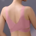 thumbnail image 5 of Womans Bras Women's Seamless and No Underwire Bra with Gathered Back Ice Silk Front Buckle Sports Yoga Bra Sagging Bra M-2XL, 5 of 8