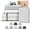 Bright White, variant on Eucalyptus Tencel Queen Bed Sheets, 18" Deep Pocket, Cooling, 4PC Set (Bright White)