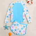 thumbnail image 6 of Shadoumai Ruffle Girls Swimsuits Ribbed Bikini Sets for Girls 12-14 Adjustable Straps Tankini for Girls Two Pieces Girls Bathing Suits Size 14-16 Tropical Floral Girls' Swimwear, 6 of 6