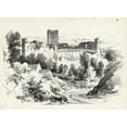 thumbnail image 2 of Harding, J.D. 14x11 White Modern Wood Framed Museum Art Print Titled - Idyllic Landscape III, 2 of 4