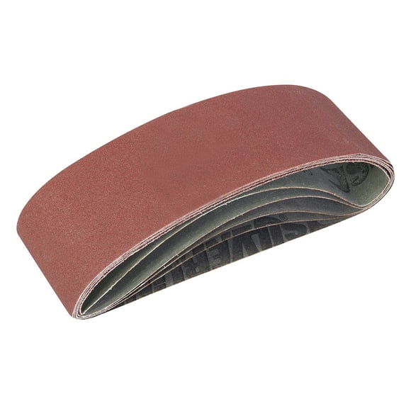 Silverline - Courroies de Ponçage 75 x 533mm 5 Pce - 40, 60, 2 x 80, 120G