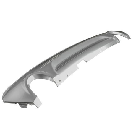 Dual Tube Rear Bumper AUTOPA CJ5Z-17K835-BA Silver Rear Lower Bumper Cover w/ Dual Exhaust Openings for Ford Escape 2013-2015 ()