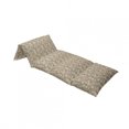 thumbnail image 4 of Abstract Floor Pillow Lounger Cover, Square Shaped Spiral with Inner Modern Geometric Illustration, Nap Mat Printed Fabric Case for 5 Pillows, 88" x 36", Redwood Tan Red, by Ambesonne, 4 of 5